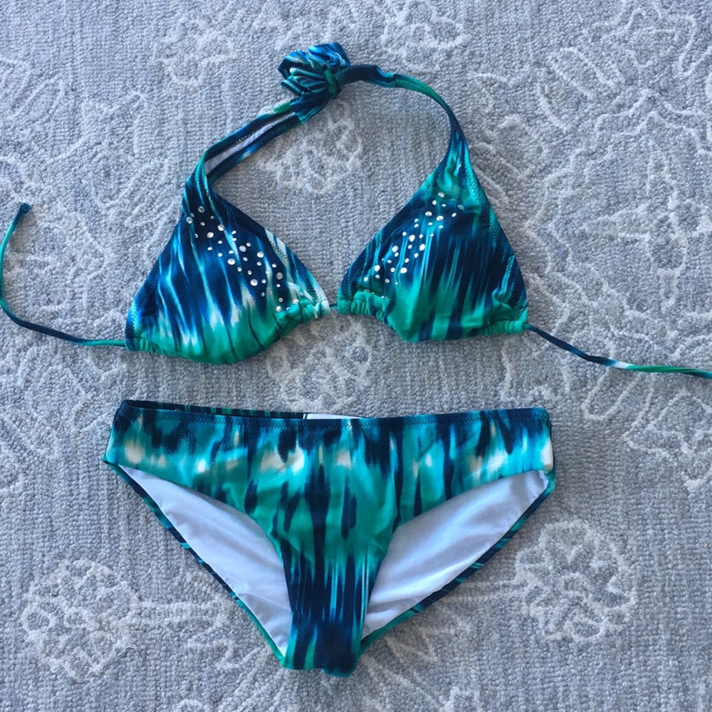 Embellished bikini